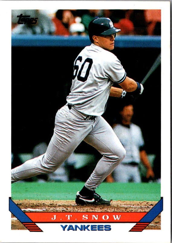 1993 Topps Inaugural Marlins J.T. Snow #422