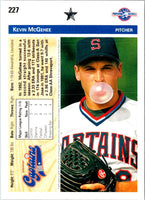 1992 Upper Deck Minors Kevin McGehee #227