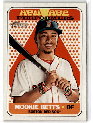 2018 Topps Heritage New Age Performers Mookie Betts #NAP-1