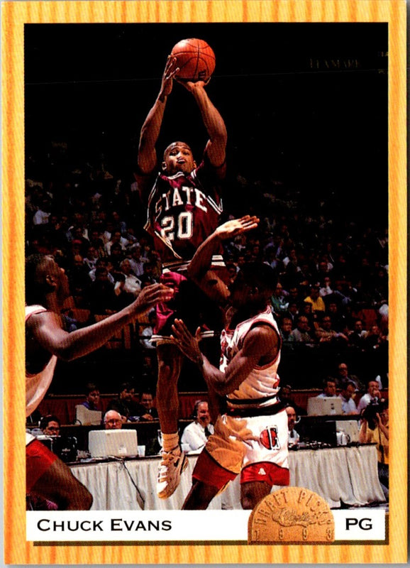 1993 Classic Draft Picks Gold Chuck Evans #31