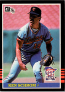 1985 Donruss Ken Schrom
