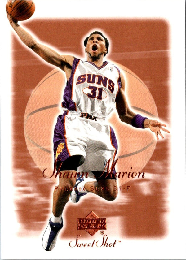 2001 Upper Deck Sweet Shot Shawn Marion #68