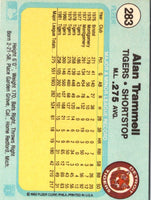 1982 Fleer Alan Trammell #283
