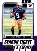 2021 Panini Contenders Draft Picks Ticket Myles Gaskin