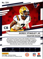 2022 Panini Prestige Derek Stingley Jr. #324 Rookie