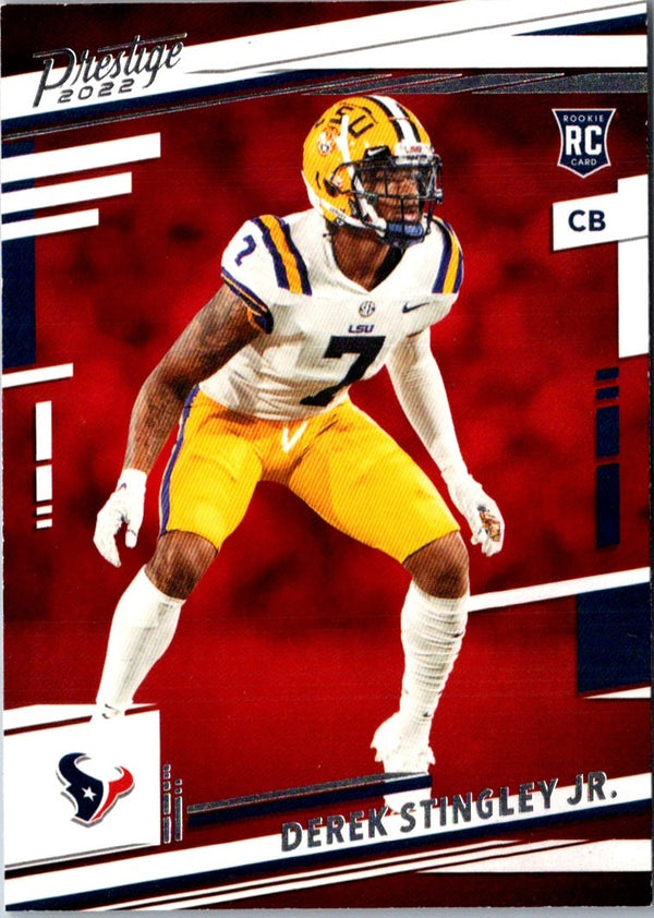 2022 Panini Prestige Derek Stingley Jr. #324 Rookie