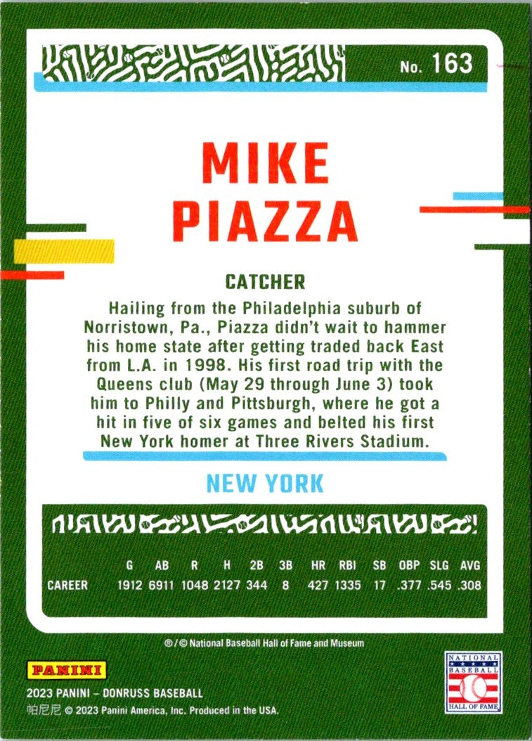 2023 Donruss Holo Blue Mike Piazza