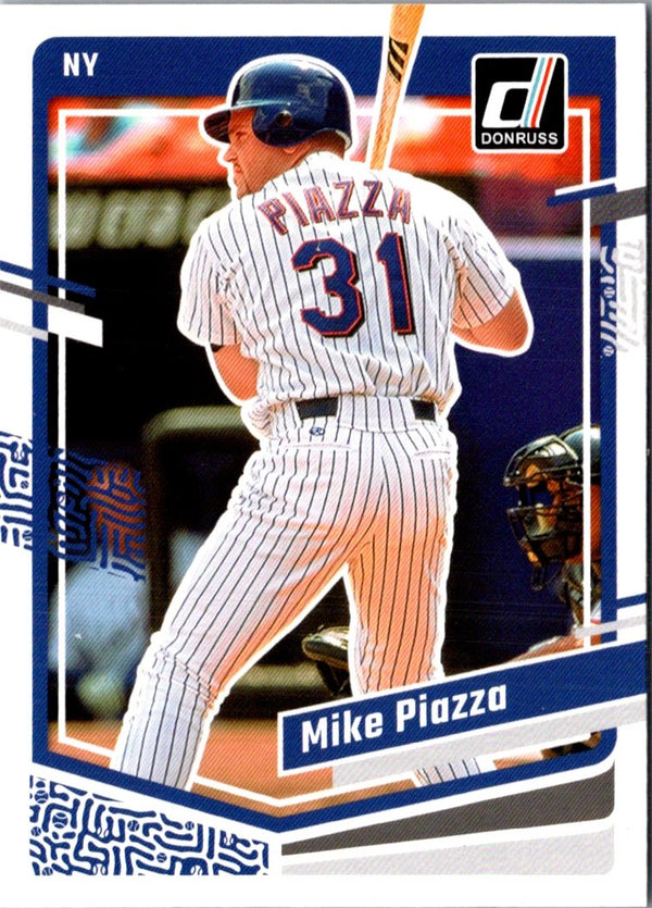 2023 Donruss Holo Blue Mike Piazza #163