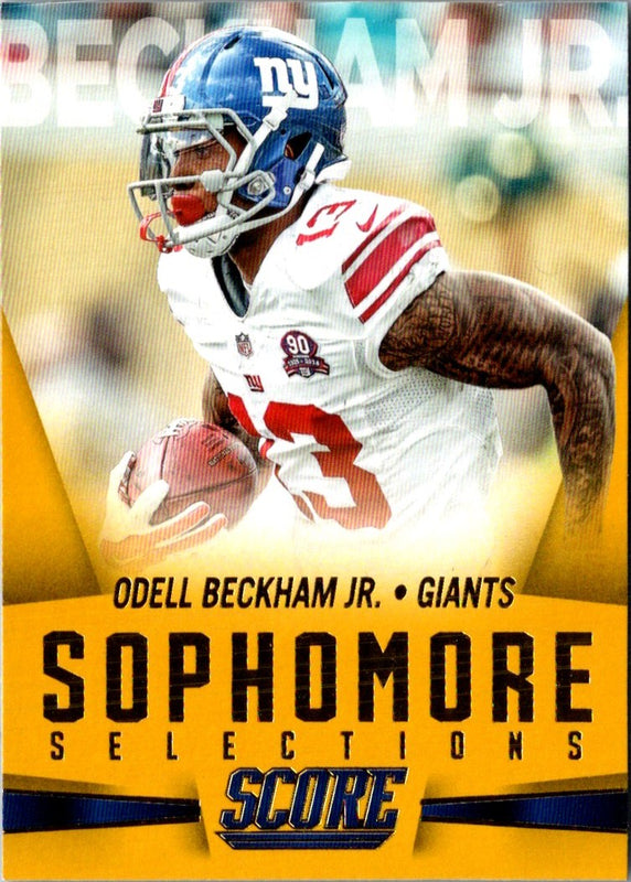 2015 Score Sophomore Selections Gold Odell Beckham Jr. #14