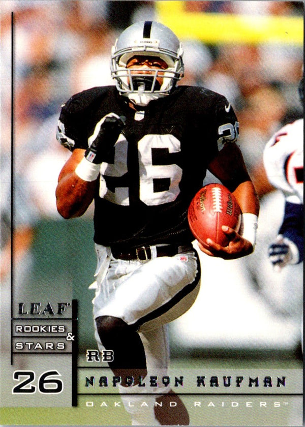 1998 Leaf Rookies & Stars Napoleon Kaufman #96