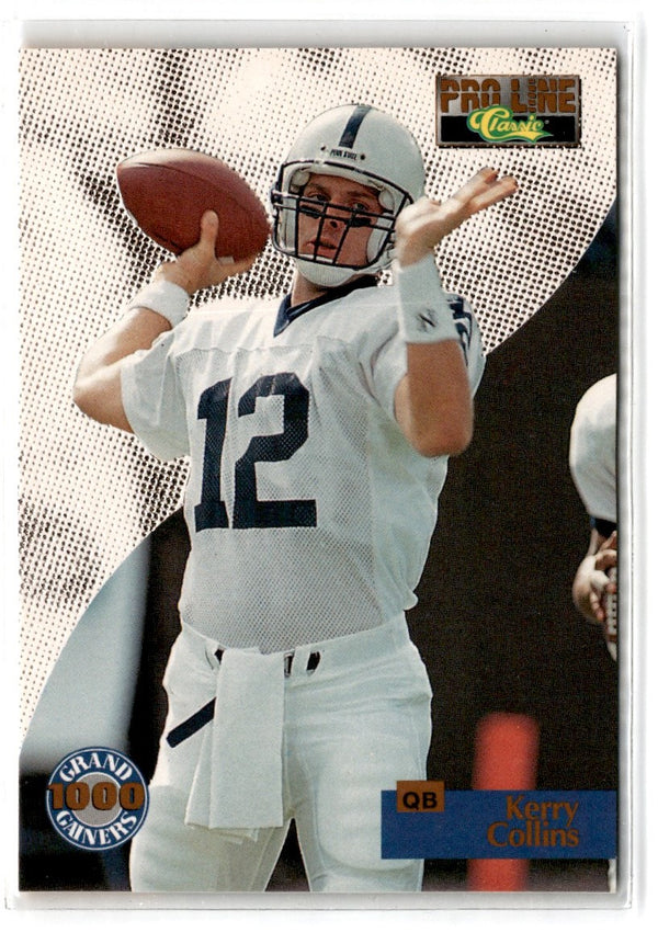 1995 Pro Line Grand Gainers Kerry Collins #G-28