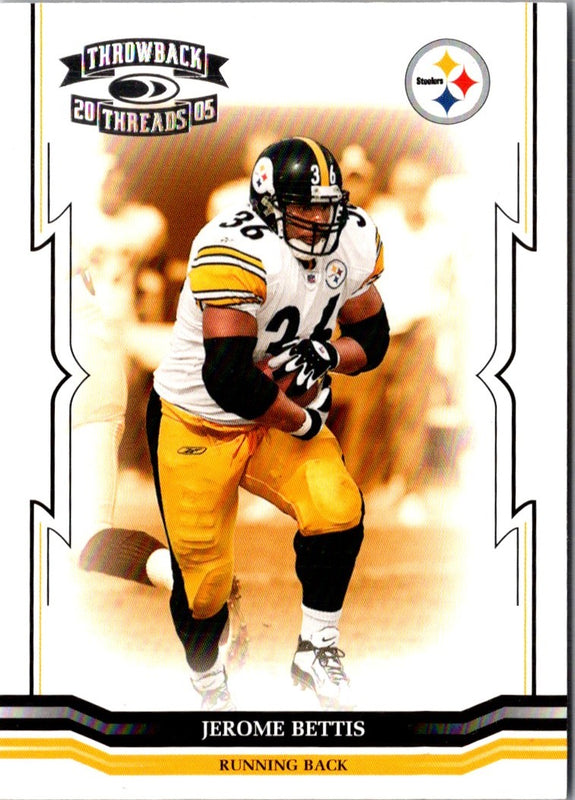 2005 Donruss Throwback Threads Jerome Bettis #119