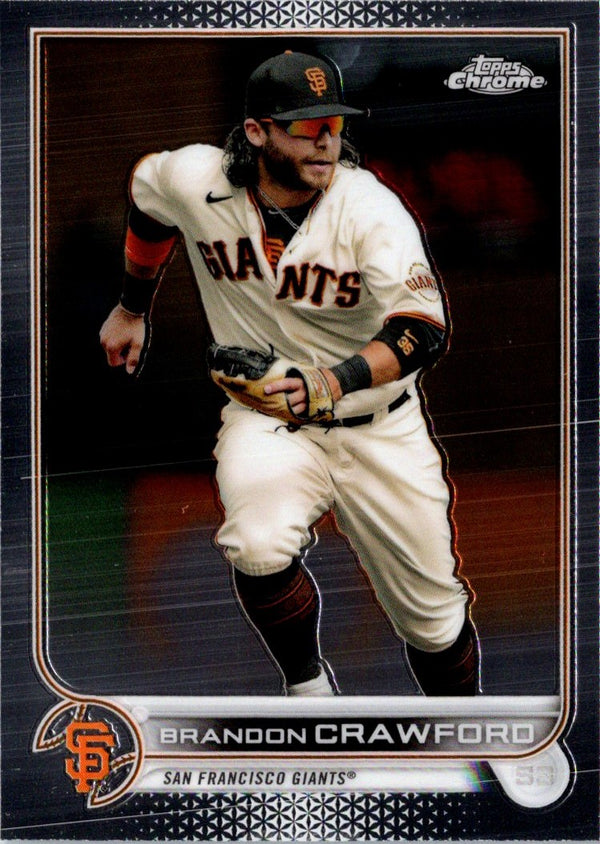 2022 Topps Chrome Brandon Crawford #115