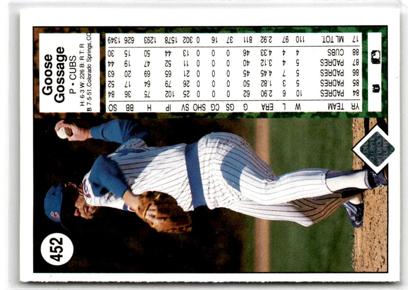 1989 Upper Deck Goose Gossage