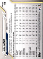 2020 Topps Blue Josh Hader #559