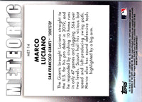 2021 Bowman Platinum Meteoric Marco Luciano #MET-14