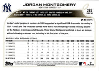 2022 Topps Jordan Montgomery #382