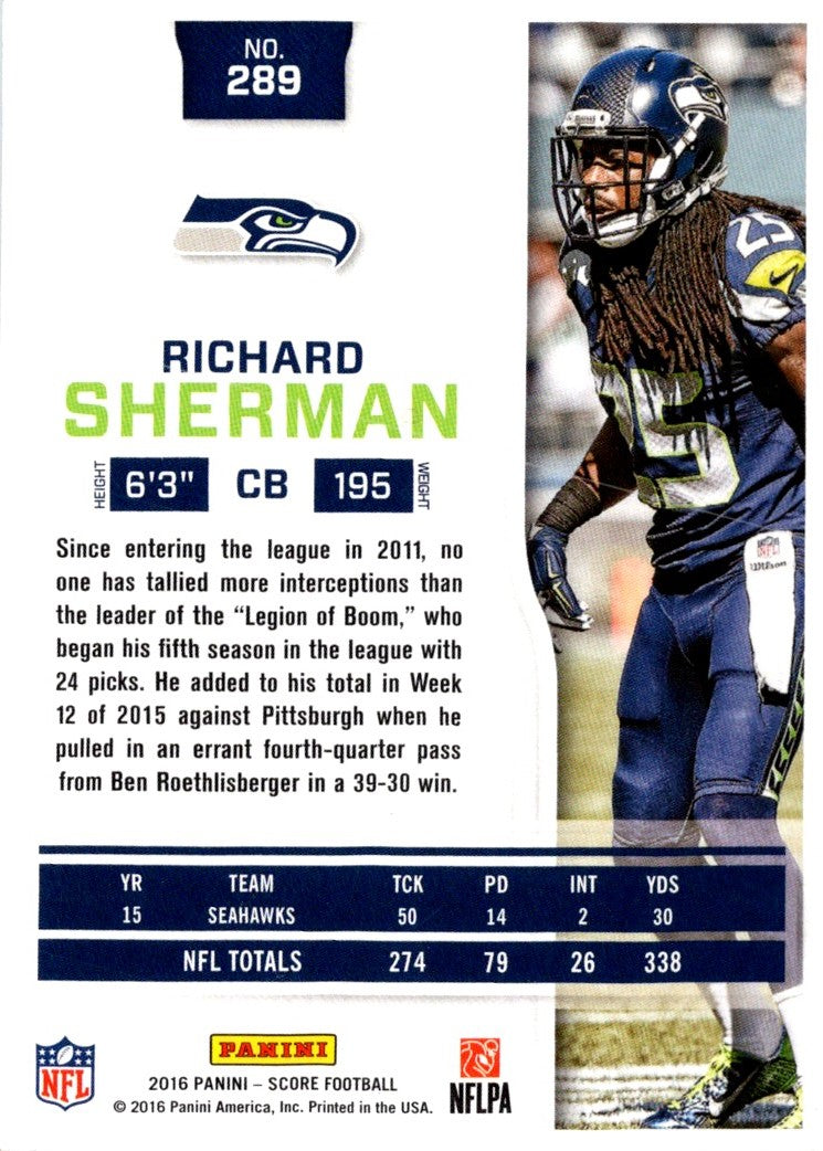 2016 Score Richard Sherman