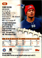1998 Stadium Club Terry Glenn #43