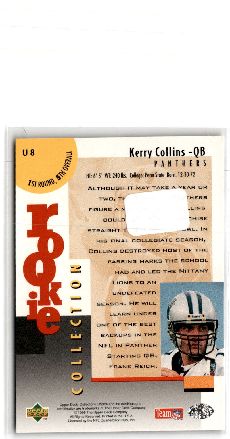 1995 Collector's Choice Update Gold Kerry Collins