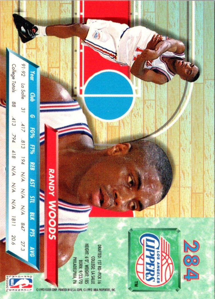 1992 Ultra Randy Woods