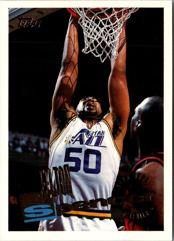 1995 Topps Felton Spencer #254
