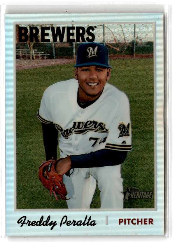 2019 Topps Heritage Freddy Peralta #THC-229