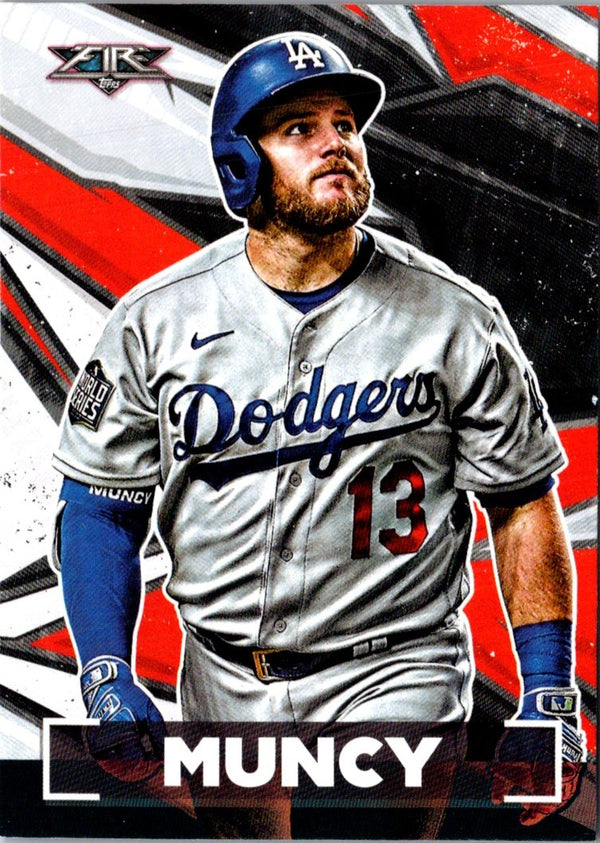 2021 Topps Fire Max Muncy #184