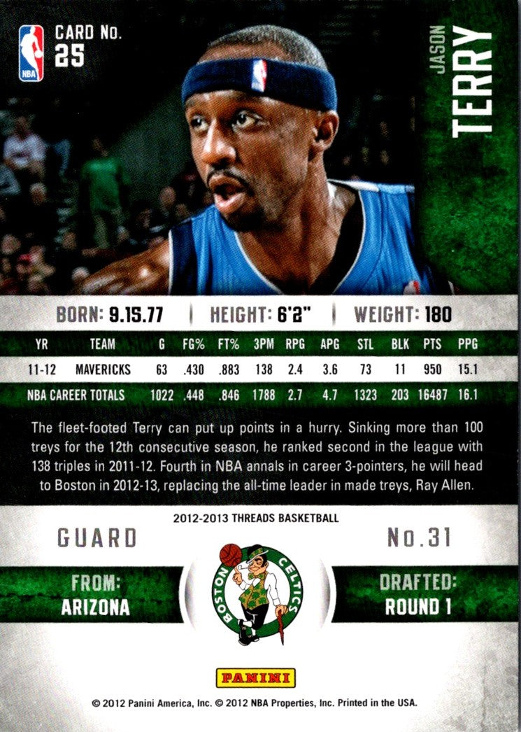 2012 Panini Threads Jason Terry