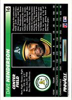 1992 Pinnacle Dave Henderson #16