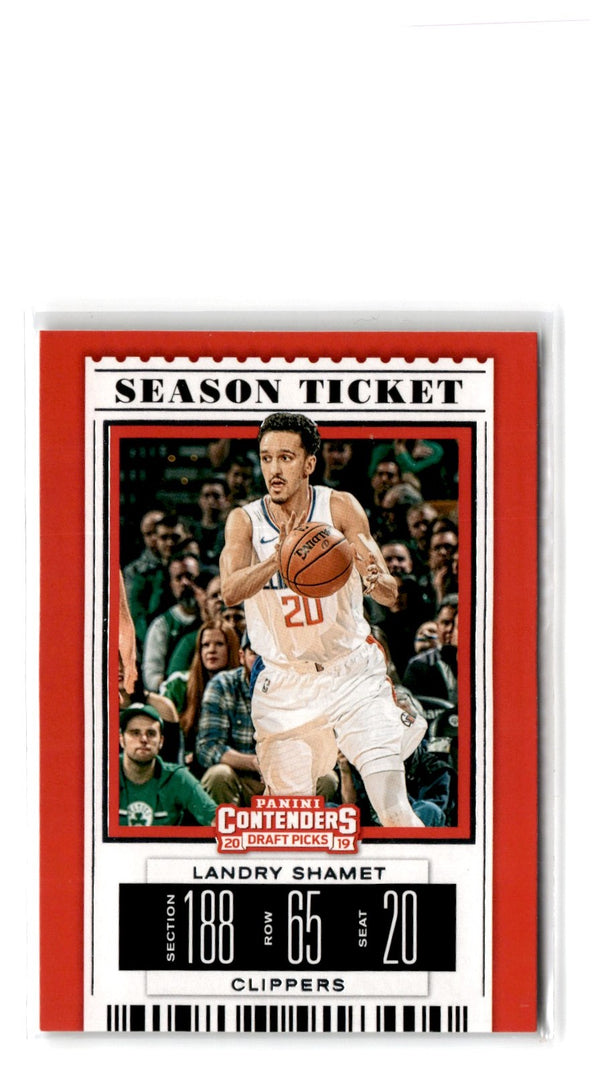 2019 Panini Contenders Draft Picks Ticket Red Foil Landry Shamet #36