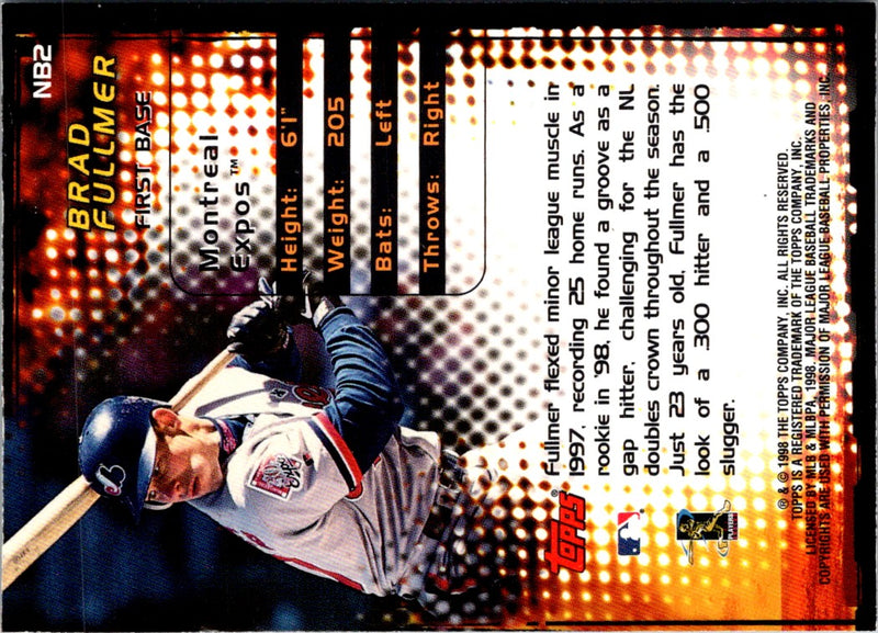 1999 Topps New Breed Brad Fullmer