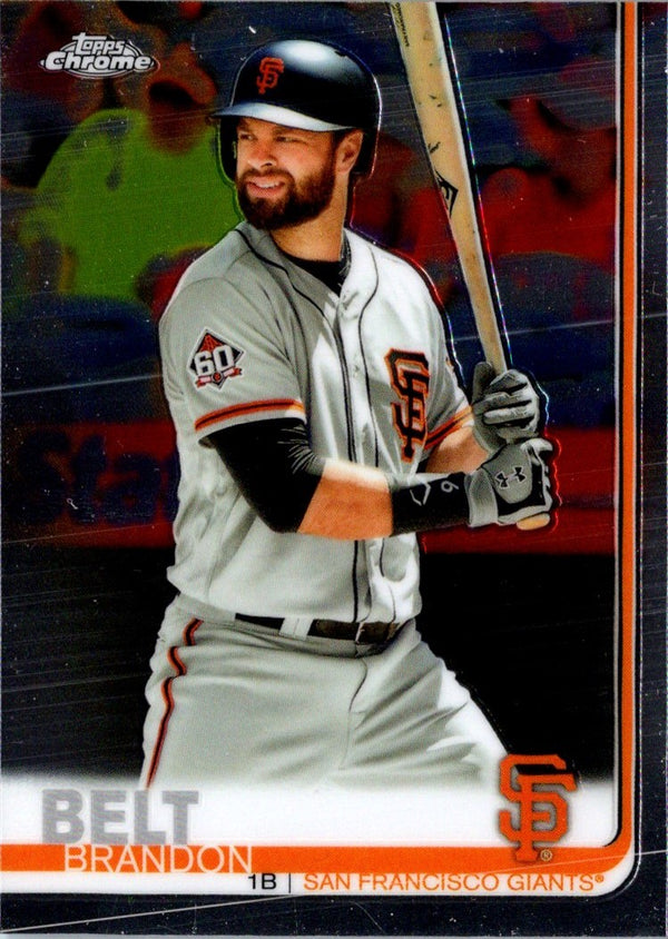 2019 Topps Chrome Brandon Belt #125