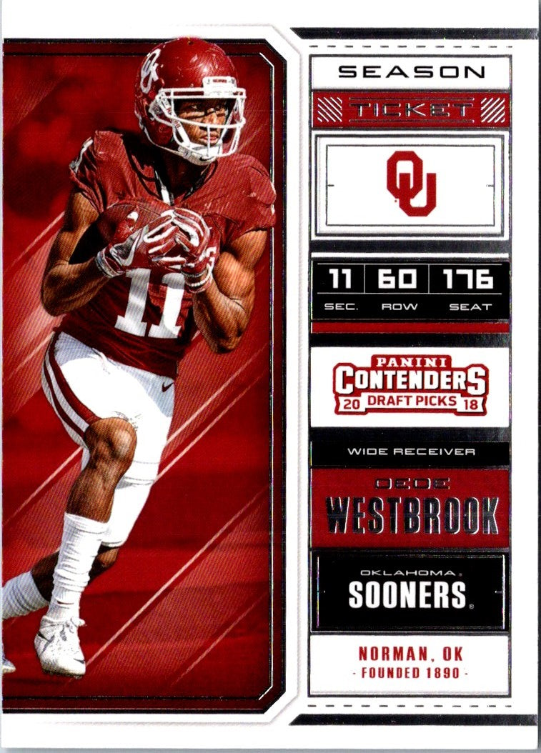 2018 Panini Contenders Draft Picks Dede Westbrook