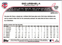 2022 Topps Chrome Update Purple Refractor Gio Urshela #USC69