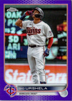 2022 Topps Chrome Update Purple Refractor Gio Urshela #USC69