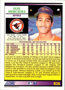 1992 Score Luis Mercedes