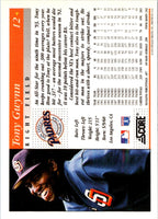 1993 Score Luis Sojo #124