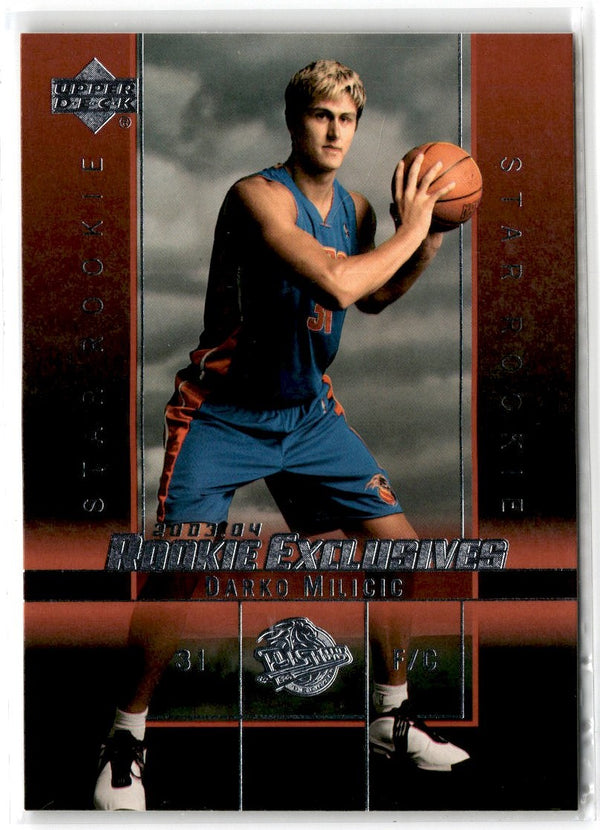 2003 Upper Deck Rookie Exclusives Darko Milicic #2 Rookie