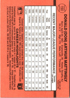 1990 Donruss Don Mattingly #190