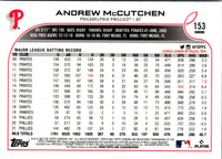 2022 Topps Chrome Andrew McCutchen #153