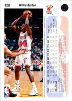 1992 Upper Deck Willie Burton #128