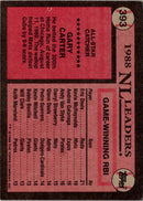 1989 Topps Gary Carter