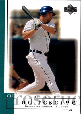 2001 UD Reserve Bobby Higginson #61