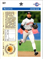 1992 Upper Deck Minors Rod Lofton #327