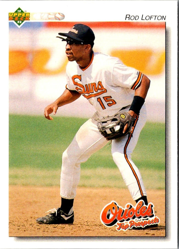 1992 Upper Deck Minors Rod Lofton #327