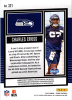 2022 Score Charles Cross #321 Rookie