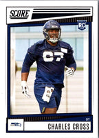 2022 Score Charles Cross #321 Rookie
