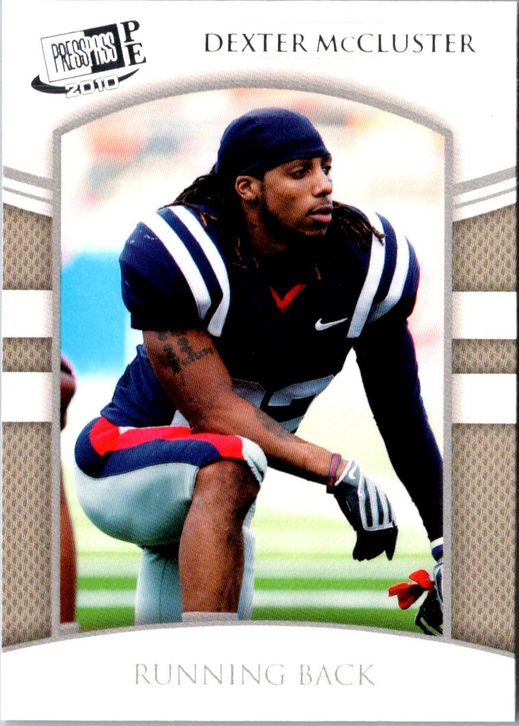 2010 Press Pass PE Blue Dexter McCluster
