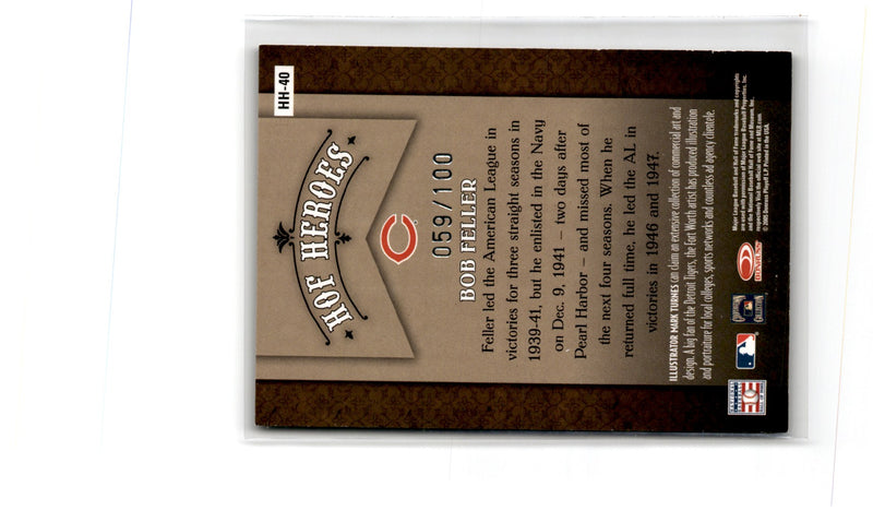 2005 Donruss Diamond Kings HOF Heroes Bob Feller